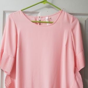 NY Collection Coral Pink Top